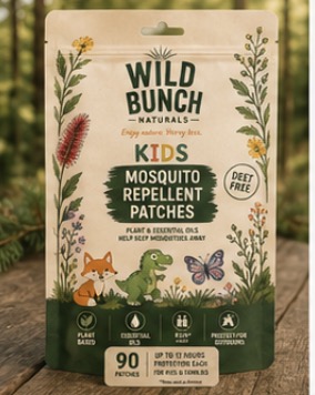 Wild Bunch Naturals Kids mosquito repellent patches